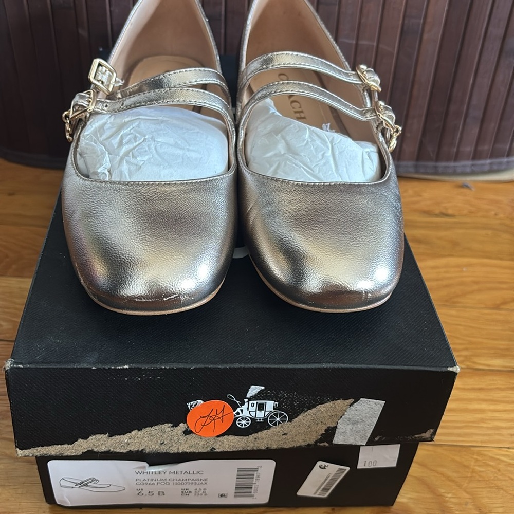 Whitley Mary Jane Coach Flats - Picture 3 of 8